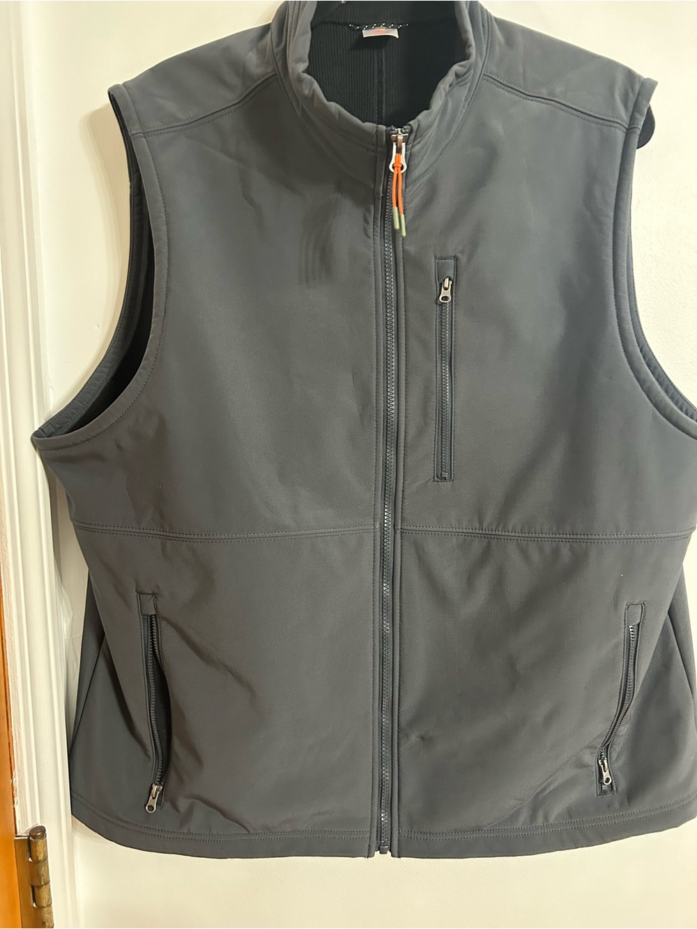 Ozark Trail Gray Softshell Vest with Zip Pockets